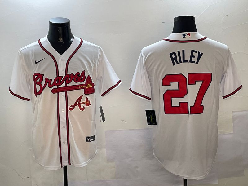 Men Atlanta Braves #27 Riley White Game 2024 Nike MLB Jersey style 2->atlanta braves->MLB Jersey